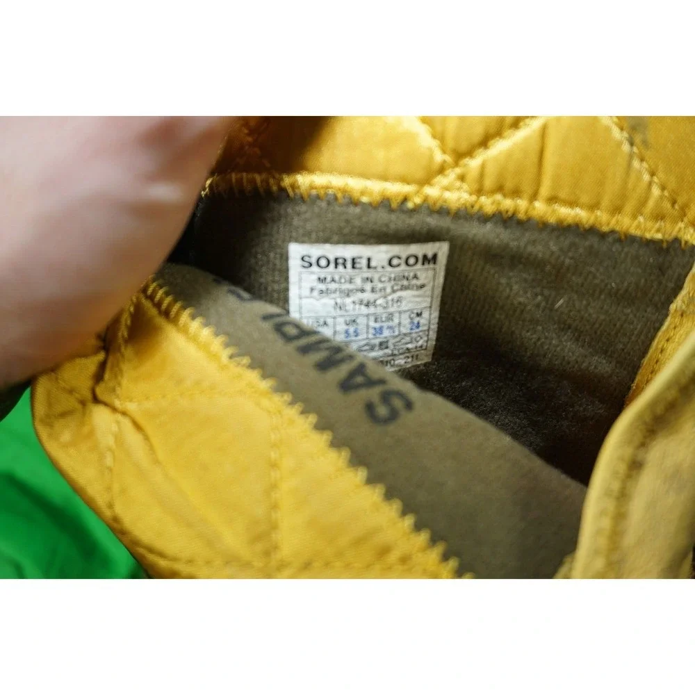 Sorel Womens Green Wool Zipper Knee High Winter Boots NL 1744-316 Size 7 - Picture 9 of 10